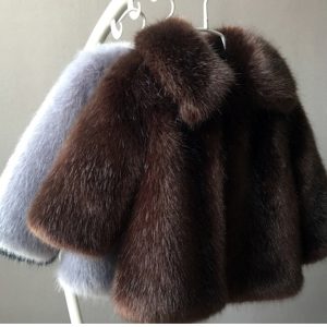 2026 Autumn and Winter New Children's Clothing Boys' and Girls' Fur Coats Baby Thickened Cotton Coats Children's Mink Fur Coats