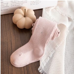 New Autumn Childlike Girls' Baby's Breath Diamond Pantyhose, Non-Pilling, Wear-Resistant, Comfortable, Cute and Versatile for Daily Use